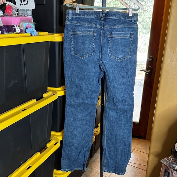 Duluth Trading Co Blue Straight Leg Jeans Size 10 x 33 - Picture 6 of 8